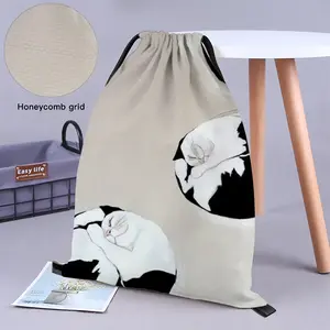 Cats Cosmos Drawstring Bag