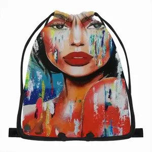 Summer Rain Drawstring Bag