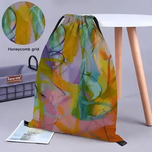 Dwelling In The Heights Drawstring Bag