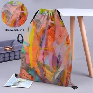 Luminous Freedom Drawstring Bag