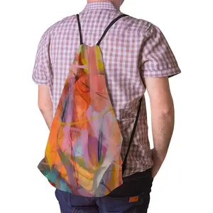 Luminous Freedom Drawstring Bag