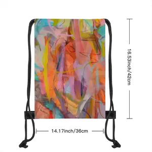 Luminous Freedom Drawstring Bag