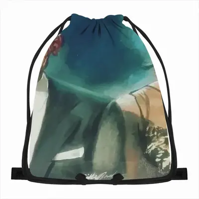 Barack & Michelle Obama Drawstring Bag