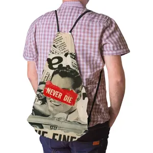 Be A New Man Drawstring Bag