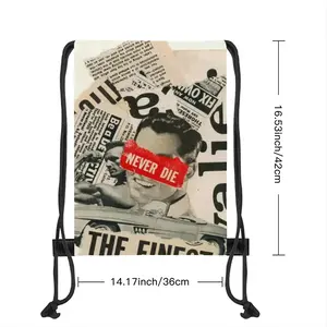 Be A New Man Drawstring Bag