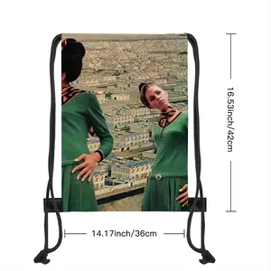 Going Twice Drawstring Bag