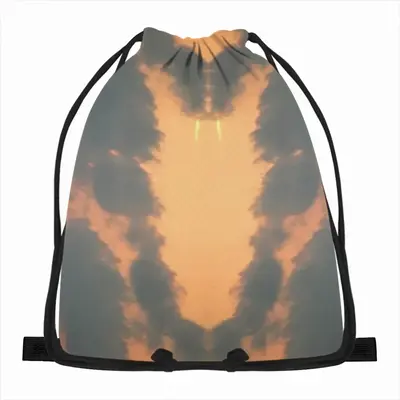 Bermuda Dragon Sunset Drawstring Bag