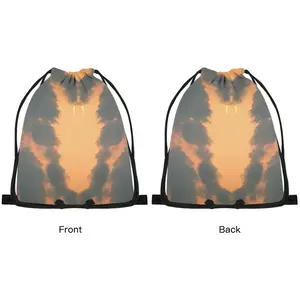 Bermuda Dragon Sunset Drawstring Bag