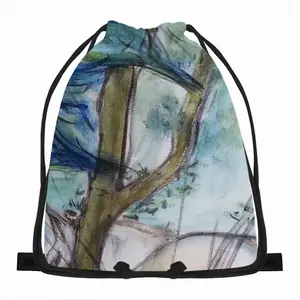 Paradise Meadows Ii Drawstring Bag