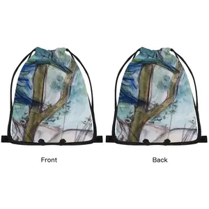 Paradise Meadows Ii Drawstring Bag