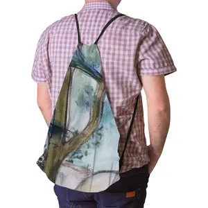 Paradise Meadows Ii Drawstring Bag