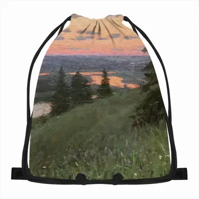 Open Spaces Of Vyatka Drawstring Bag