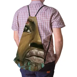 Arabica Man Drawstring Bag