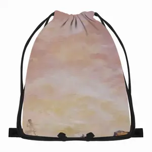 On Barren Paths Drawstring Bag