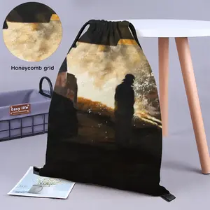 Blast Furnace Breath Drawstring Bag