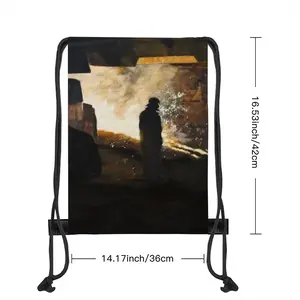 Blast Furnace Breath Drawstring Bag