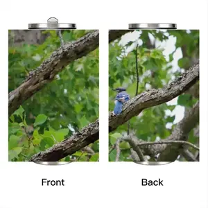 Blue Jay In A Tree - Classic Pose Coke Can Mug