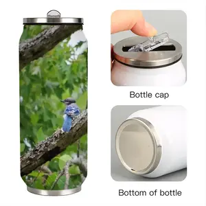 Blue Jay In A Tree - Classic Pose Coke Can Mug