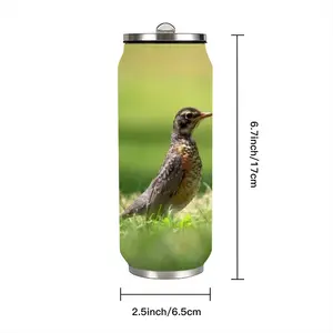 Bird In High Park Grass Coke Can Mug