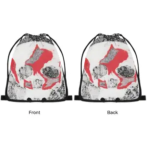 Skull Drawstring Bag