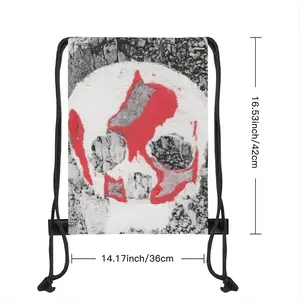 Skull Drawstring Bag