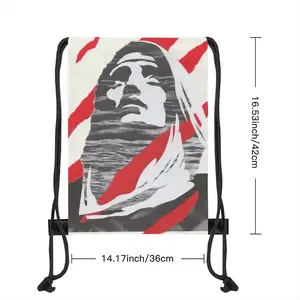 Scars Drawstring Bag