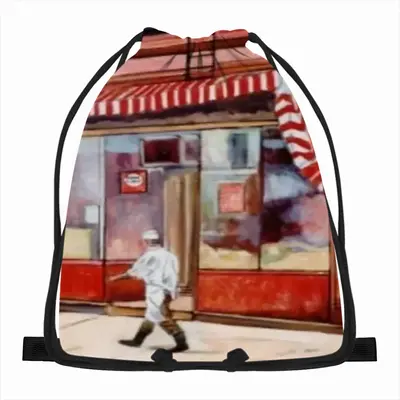 Brooklyn Heights Deli Drawstring Bag