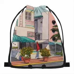 Beacon Hotel South Beach Drawstring Bag