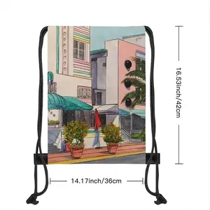 Beacon Hotel South Beach Drawstring Bag