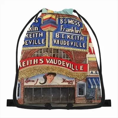 Bf Keiths Vaudeville New York City Drawstring Bag