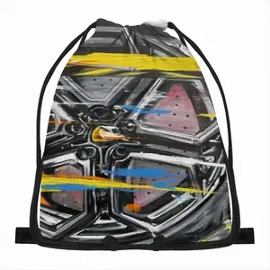 Lamborghini Wheel Crash Drawstring Bag