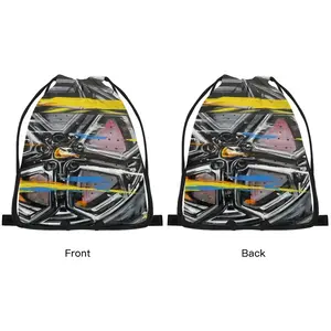 Lamborghini Wheel Crash Drawstring Bag