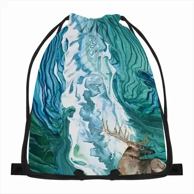 Cascading Drawstring Bag