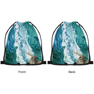 Cascading Drawstring Bag