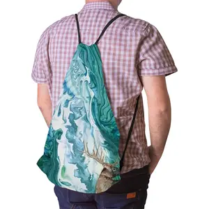 Cascading Drawstring Bag