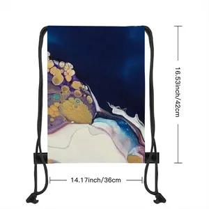 River Runs Through It Drawstring Bag