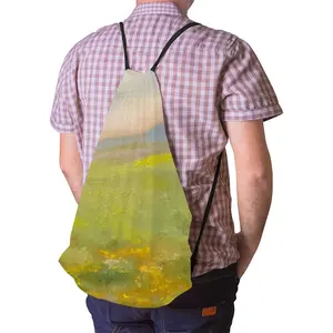 Flower Field Drawstring Bag