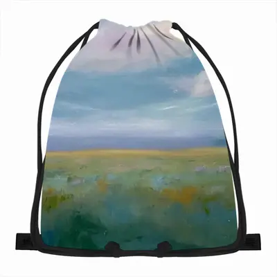 In The Meadow Drawstring Bag