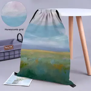 In The Meadow Drawstring Bag