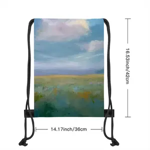 In The Meadow Drawstring Bag