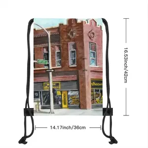 #17Th And O Sindwinders Drawstring Bag