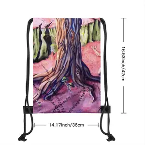 Anguish Drawstring Bag