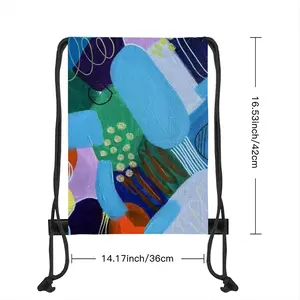 Flashy Emotions Drawstring Bag