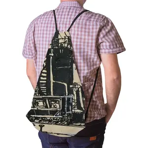 Gas Works Drawstring Bag