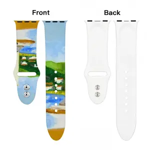 Cadaques (Spain) iWatch Double Buckle Strap (Multi-Size)