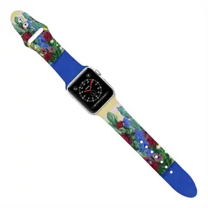 Blue Vase iWatch Double Buckle Strap (Multi-Size)