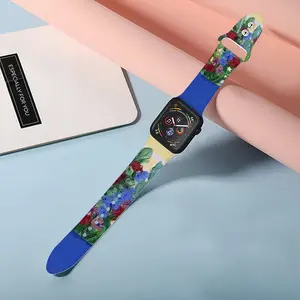 Blue Vase iWatch Double Buckle Strap (Multi-Size)