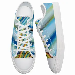 Men Colour Of Flames Retro Canvas Shoes