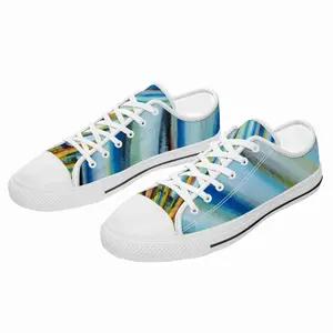 Men Colour Of Flames Retro Canvas Shoes