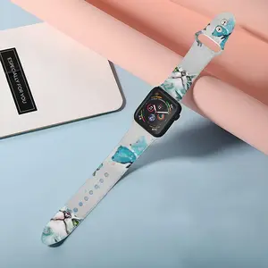 Cat And Butterflies iWatch Double Buckle Strap (Multi-Size)